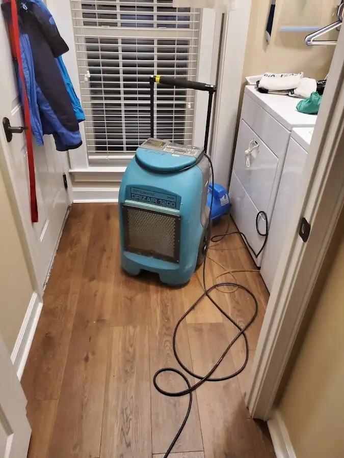 Commercial dehumidifier deployed for Flood Damage Cleanup in Iowa City